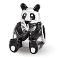 thumbnail image 1 of Sterling Silver Reflections Black Enamel Mama Panda Bead, 1 of 3