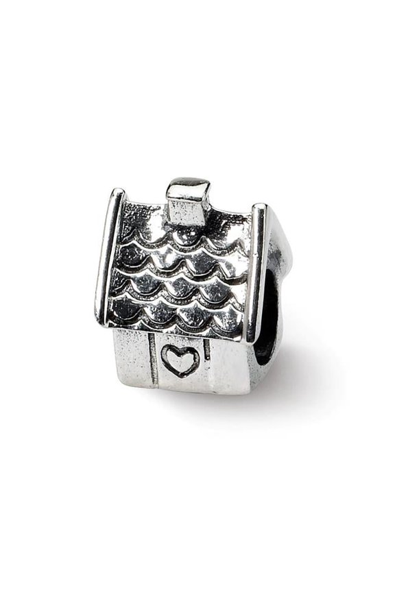 Sterling Silver Reflections House Bead
