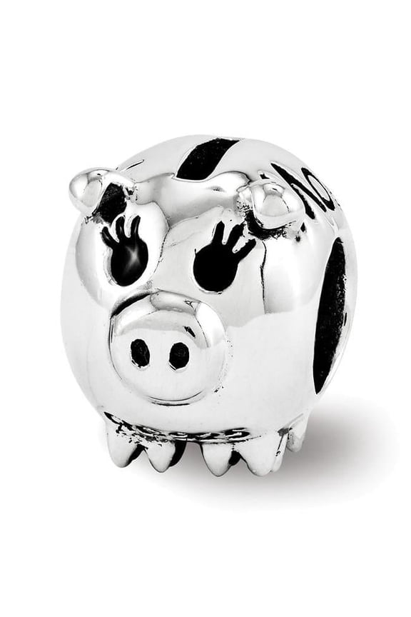 Reflection Beads Sterling Silver Reflections Fun Money Piggy Bank Bead