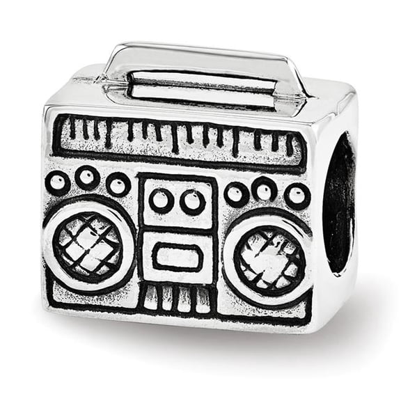 Sterling Silver Reflections Boombox Bead