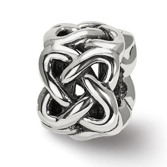 Reflection Beads QRS3988 Sterling Silver Reflections Celtic Knot Bead