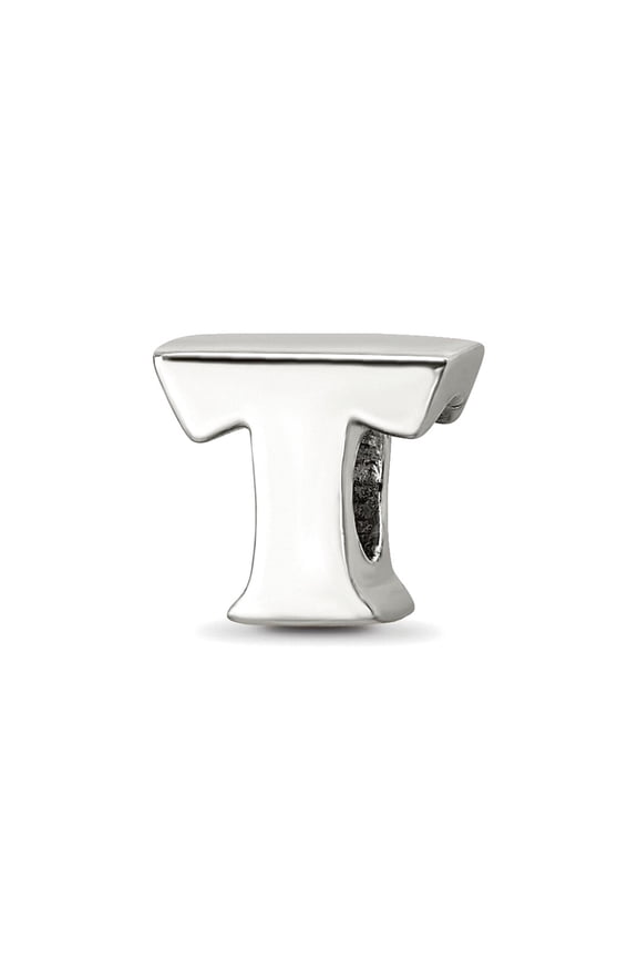 Reflections Sterling Silver Letter T Bead / Charm