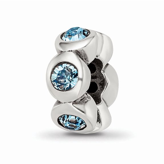 Reflection Beads Sterling Silver December Crystal Birthstone Bead
