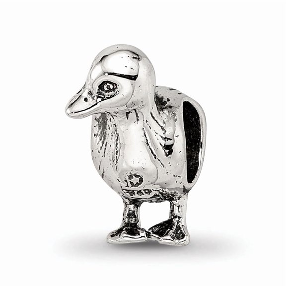 Reflection Beads Sterling Silver Duck Bead