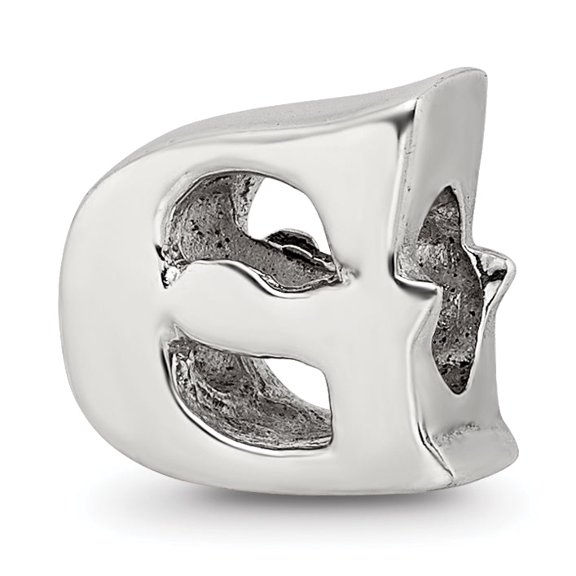 Reflection Beads Sterling Silver Letter G Bead