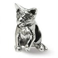 thumbnail image 1 of Reflection Beads Sterling Silver Reflections Abyssinian Cat Bead, 1 of 3