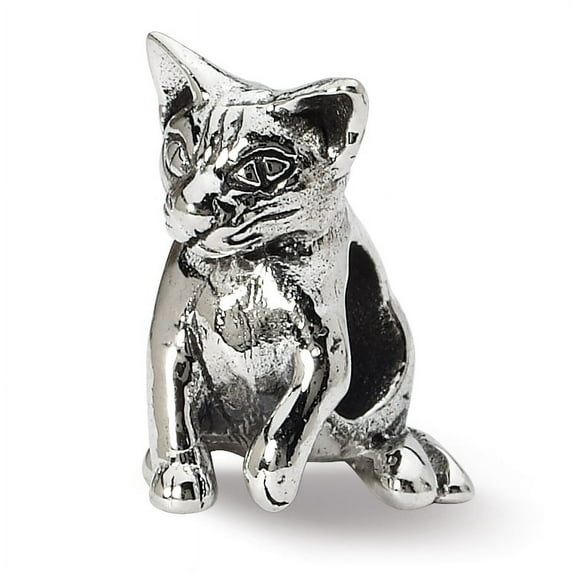 Reflection Beads Sterling Silver Reflections Abyssinian Cat Bead
