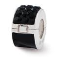 thumbnail image 1 of Reflection Beads Sterling Silver Reflections Black Preciosa Crystal Bead, 1 of 4
