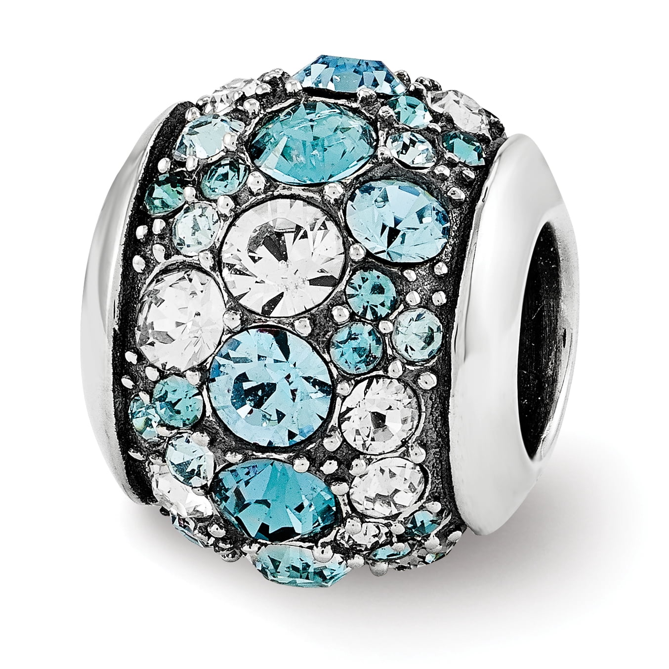 Reflection Beads Sterling Silver Reflections Crystal Seaside Bead ...