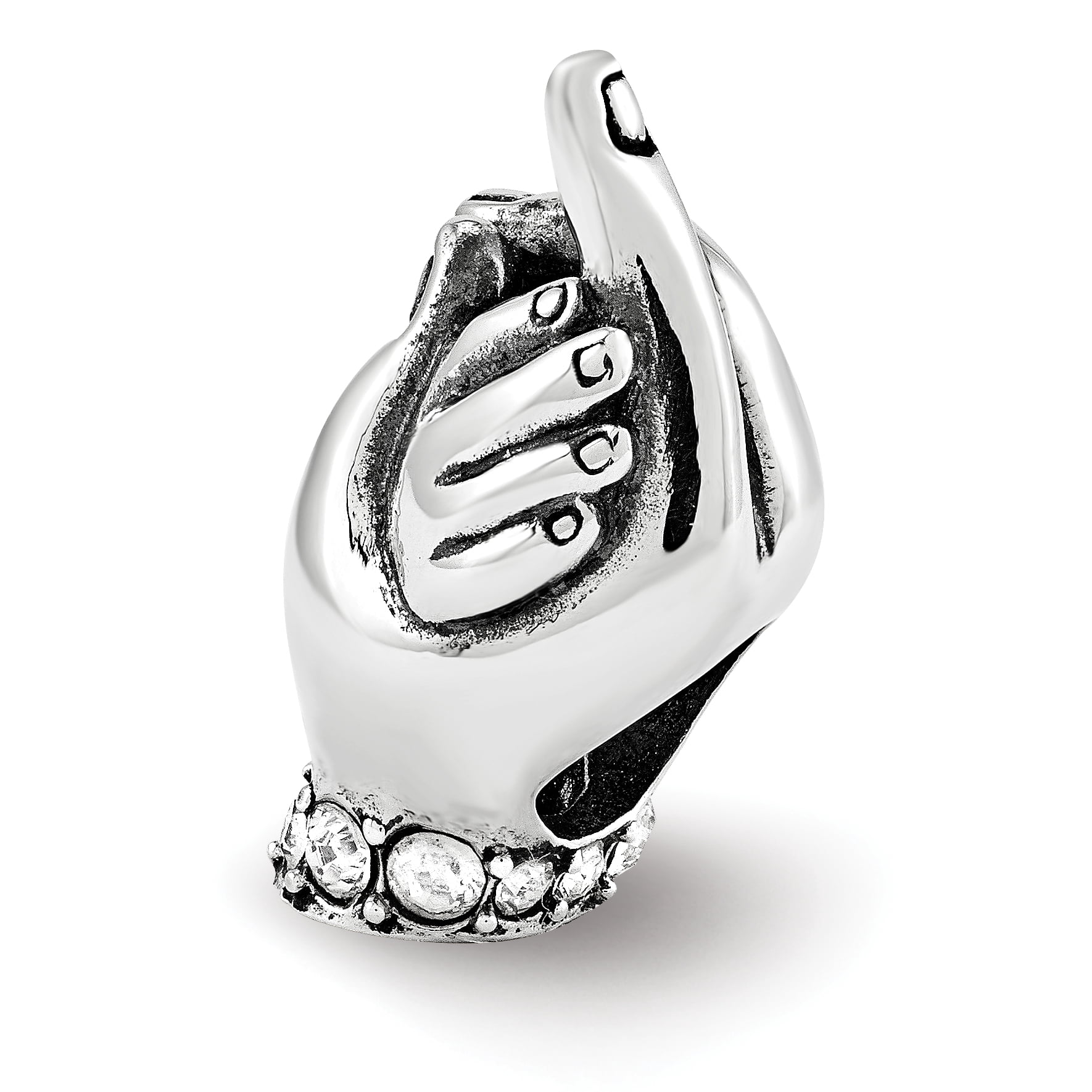 Reflection Beads Sterling Silver Reflections Crystals Mother & Child ...