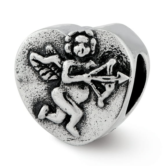 Reflection Beads Sterling Silver Reflections Cupid Heart Bead