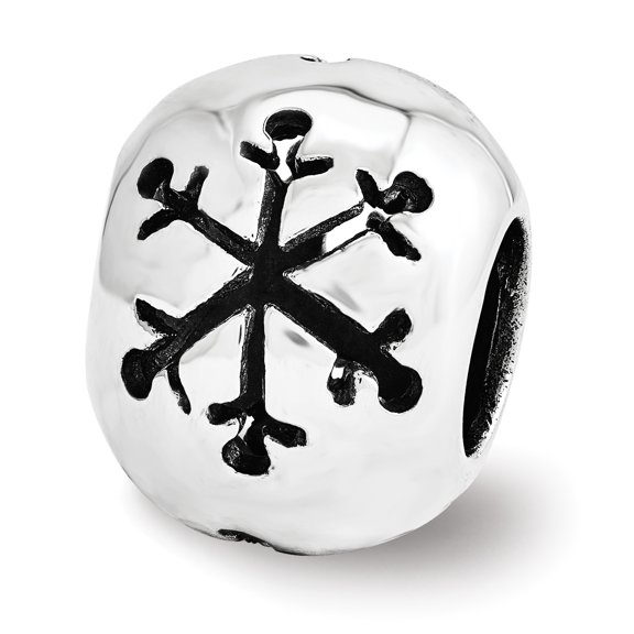 Reflection Beads Sterling Silver Reflections Cutout Snowflake Bead