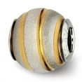 thumbnail image 1 of Reflection Beads Sterling Silver Reflections Gold-plated Laser Cut Bead, 1 of 2
