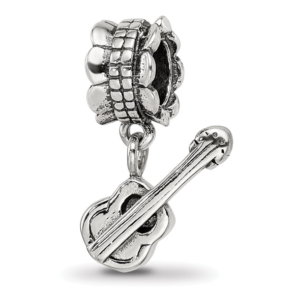 Reflection Beads Sterling Silver Reflections Guitar Bead