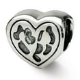 thumbnail image 1 of Reflection Beads Sterling Silver Reflections Heart Bead, 1 of 5
