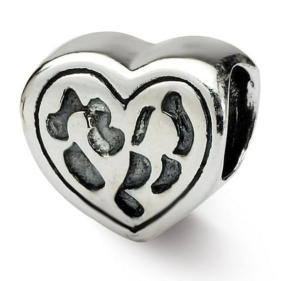 Reflection Beads Sterling Silver Reflections Heart Bead