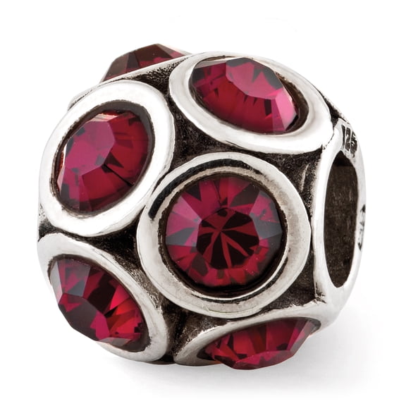 Reflection Beads Sterling Silver Reflections July Preciosa Crystal Bead