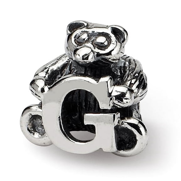 Reflection Beads Sterling Silver Reflections Kids Letter G Bead