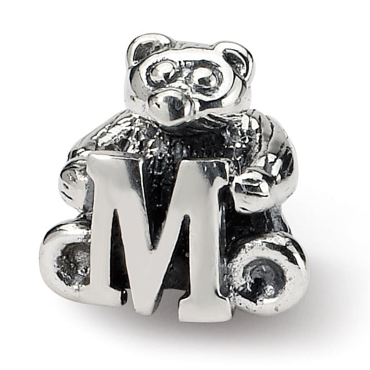 Reflection Beads Sterling Silver Reflections Kids Letter M Bead