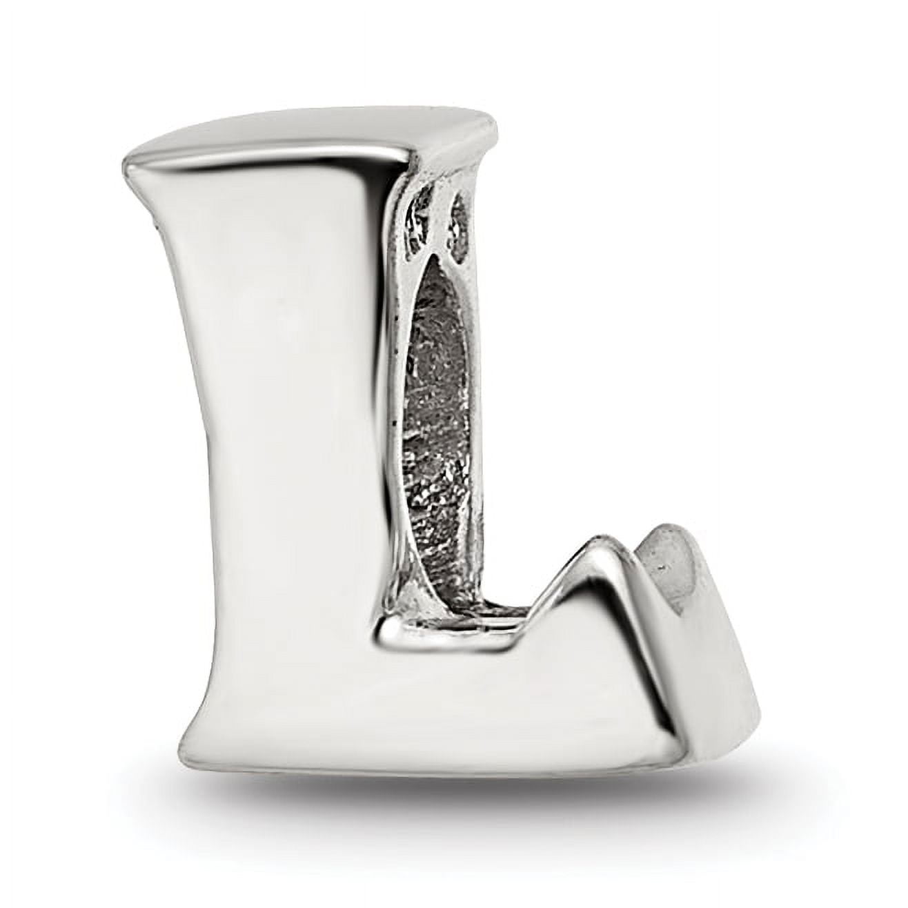 Reflection Beads Sterling Silver Reflections Letter L Bead