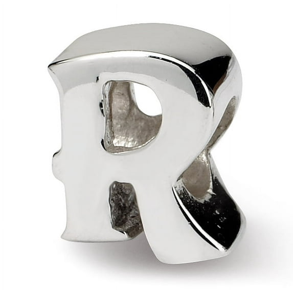 Reflection Beads Sterling Silver Reflections Letter R Bead