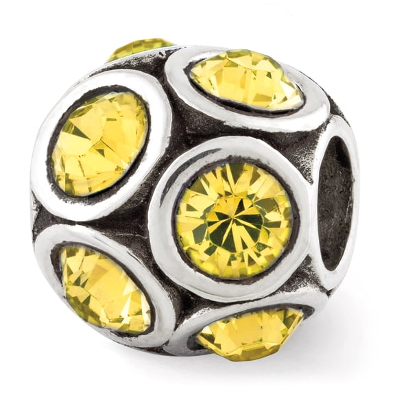 Reflection Beads Sterling Silver Reflections November Preciosa Crystal Bead