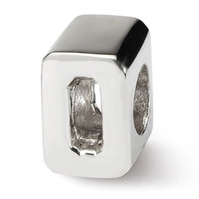 Reflection Beads Sterling Silver Reflections Numeral 0 Bead