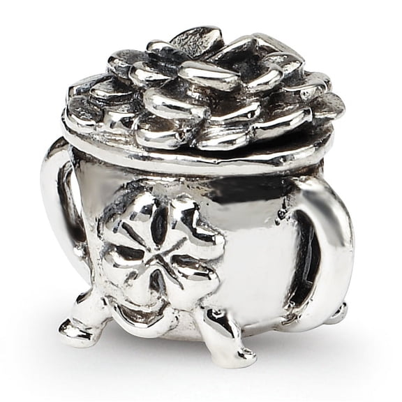 Reflection Beads Sterling Silver Reflections Pot-of-Gold Bead