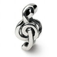thumbnail image 1 of Reflection Beads Sterling Silver Reflections Treble Clef Bead, 1 of 3