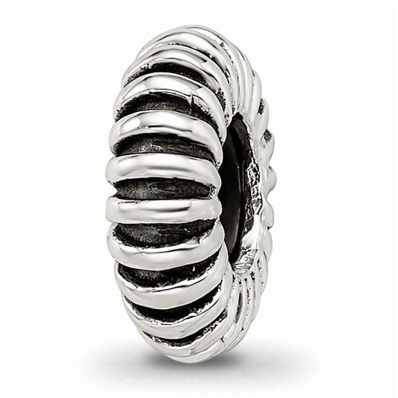 Reflection Beads Sterling Silver with Rubber Spacer Bead
