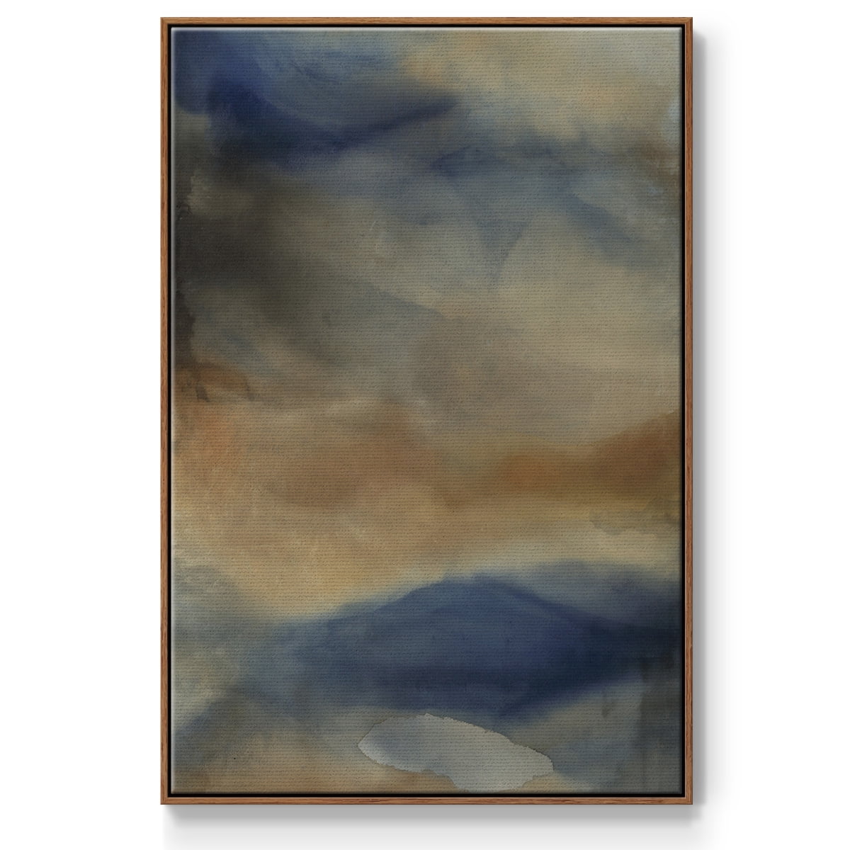 Reflection Framed Premium Gallery Wrapped Canvas - Ready to Hang - 17 x 25 - Walnut Floating Frame