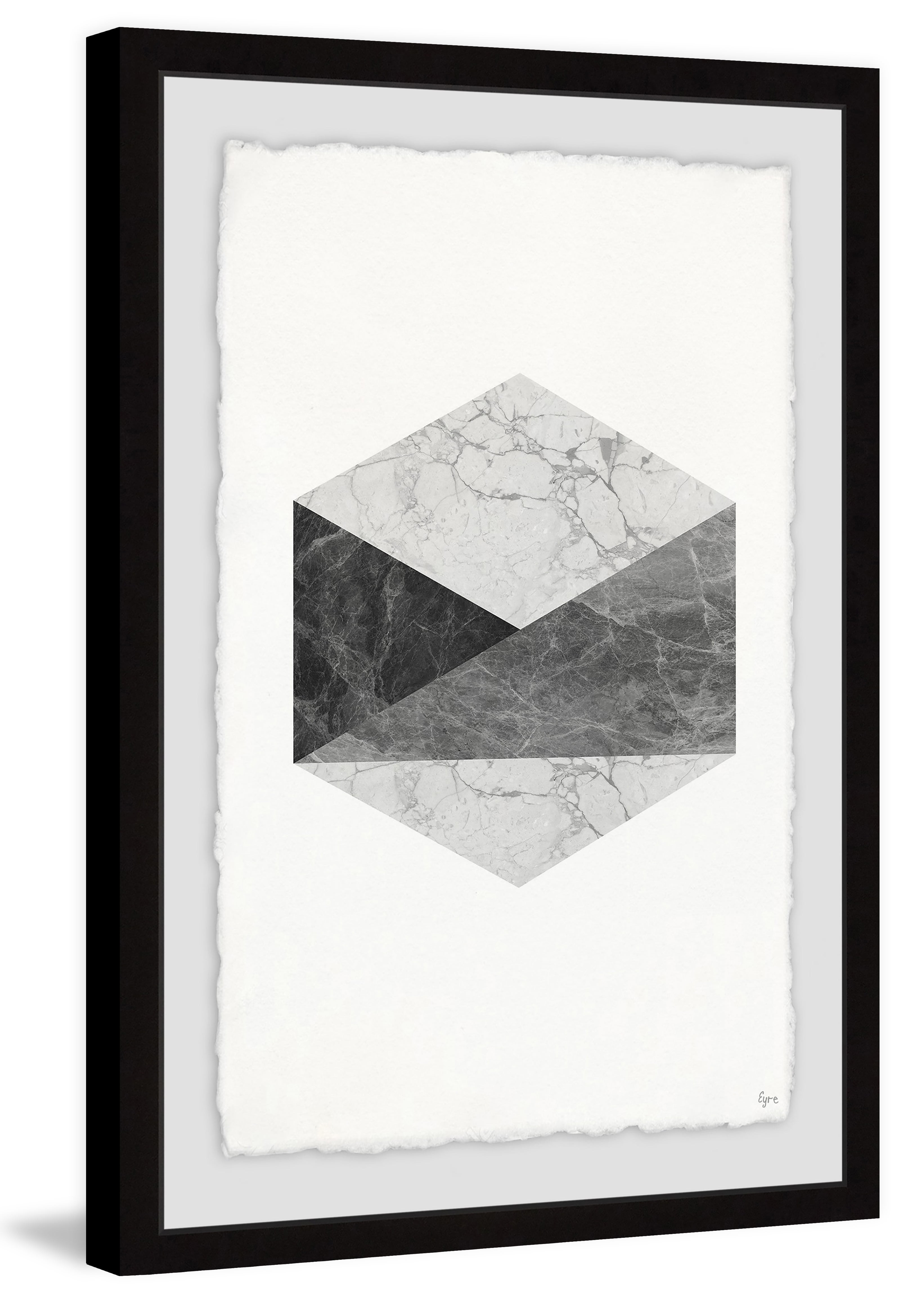 Reflection Mood Framed Painting Print