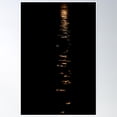 thumbnail image 1 of Reflection Of Moon On Water Poster Wall Art, Modern Wall Decor, 16x24 UNFRAMED, 1 of 2