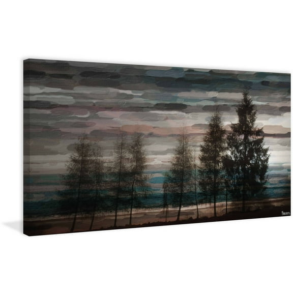 "Reflection" Painting Print on Wrapped Canvas