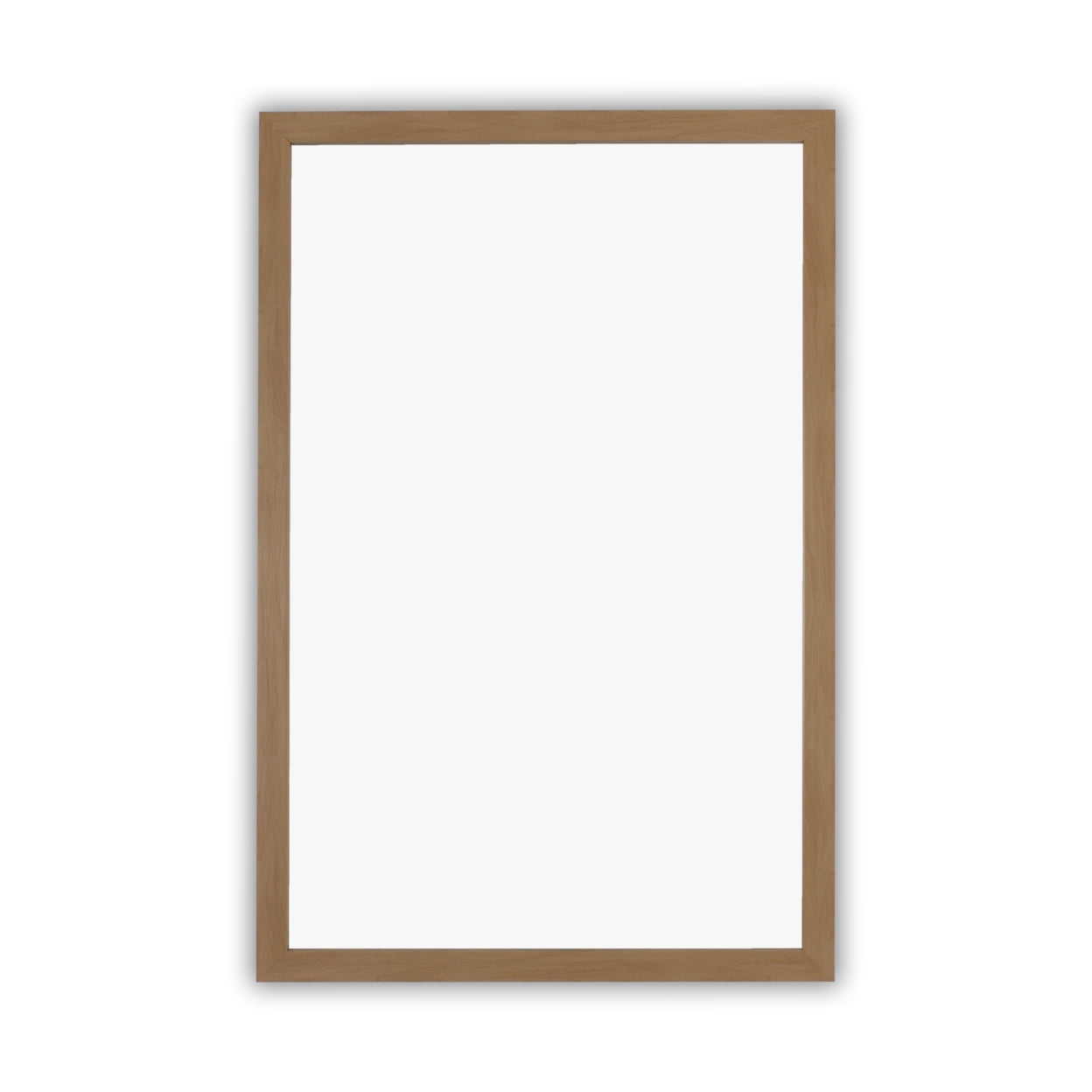 Chloe Reflection Textured Brass 33" Rectangular Framed Wall Mirror