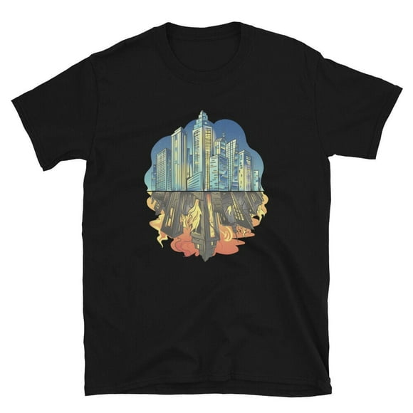 Reflection of a Dystopian Future Classic Fit T-Shirt