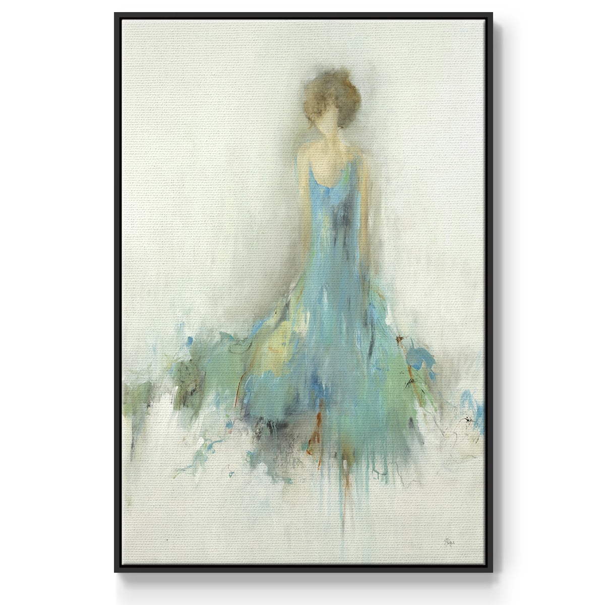 Reflection on You Framed Premium Gallery Wrapped Canvas - Ready to Hang - 17 x 25 - Black Floating Frame