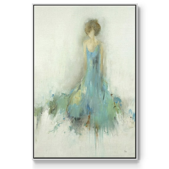 Reflection on You Framed Premium Gallery Wrapped Canvas - Ready to Hang - 27 x 41 - White Floating Frame