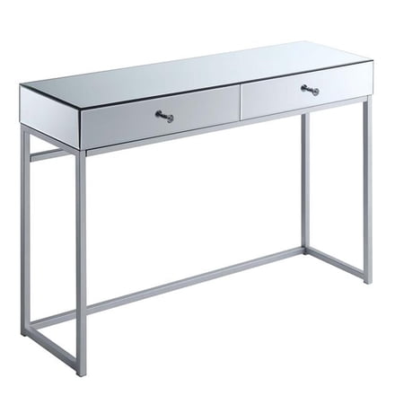 Reflections Console Table, Mirror & Silver - 42 x 12 x 30 in.