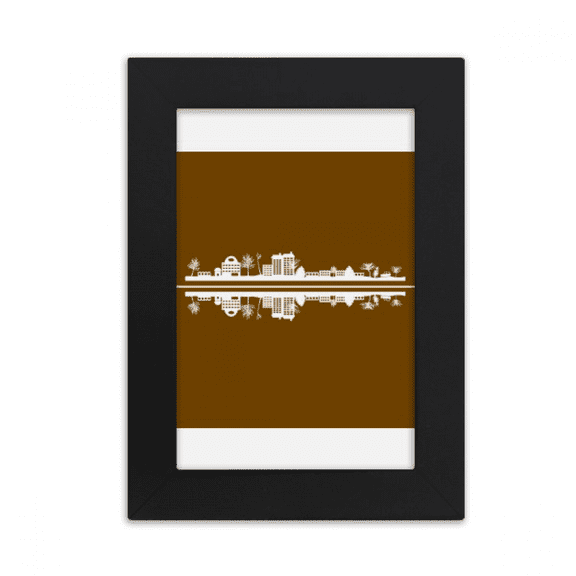 Reflections Humanistic Symbolize Urban Landscape Architecture Desktop Photo Frame Picture Display Art Painting Exhibit