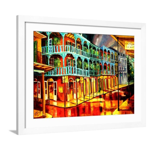 Art.com Reflections In Red Art Print by Diane Millsap, White Frame Wall Art, 40" x 32"