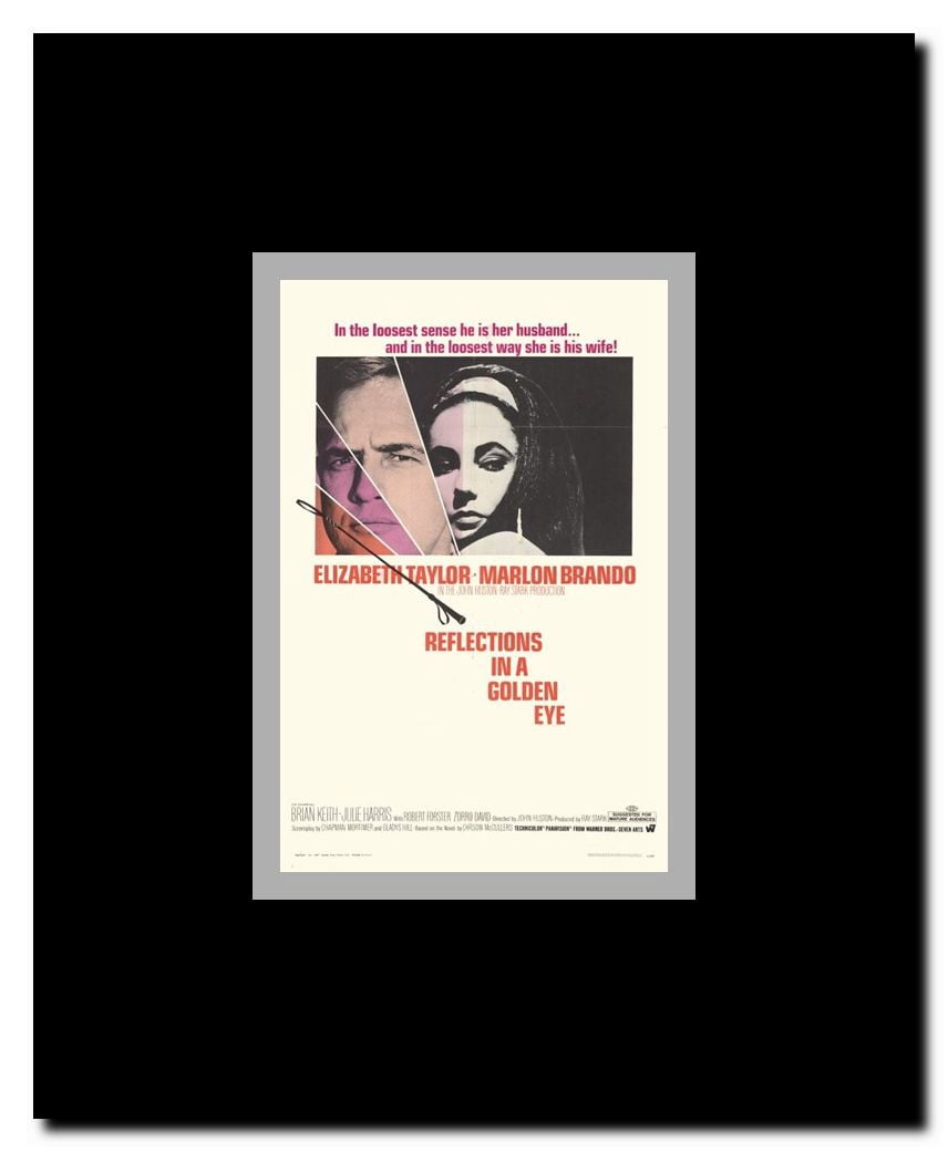 Reflections In a Golden Eye Framed Movie Poster