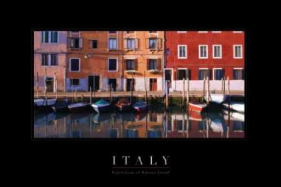 Reflections Murano II Canvas Art - John Warren (12 x 18)