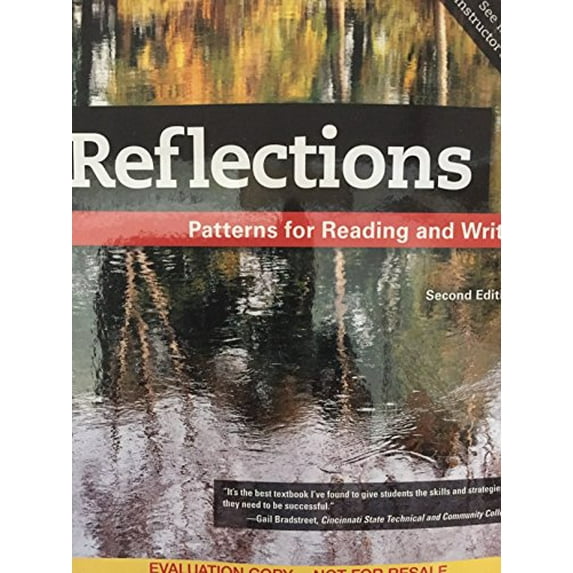 Pre-Owned Reflections Patterns for Reading and Writing 2nd edition Evaluation copy 2017 Paperback McWhorter