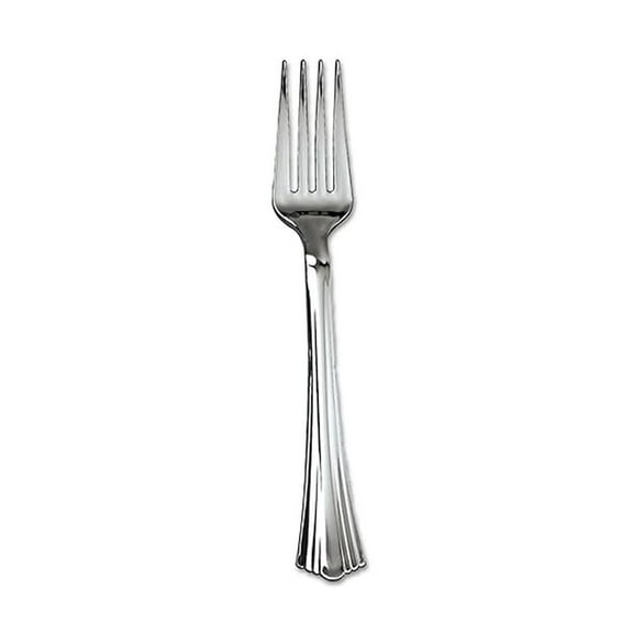 Reflections Silver Heavyweight Forks - 610155, Stainless Steel Flatware, Durable Silverware Set for Dining, Restaurant & Everyday Use