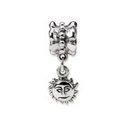 Reflections  Sterling Silver Sun Dangle Bead / Charm
