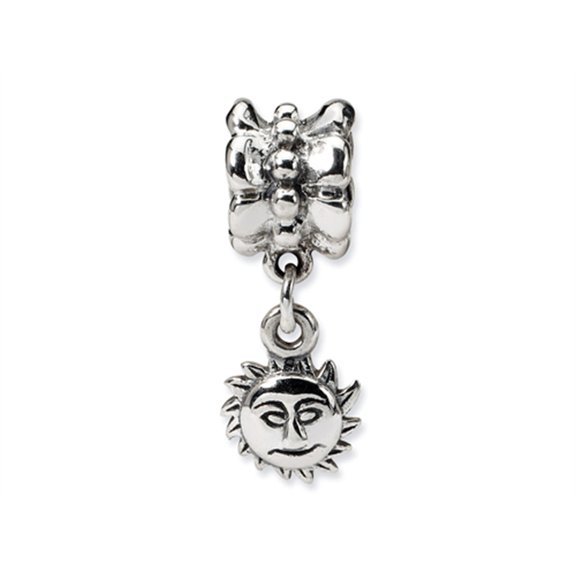 Reflections Sterling Silver Sun Dangle Bead / Charm
