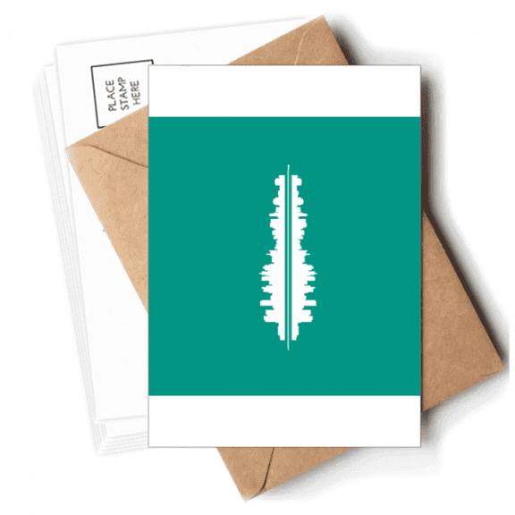 Reflections Urban Landscape Architectural Signs Postcards Envelopes Blank Note Cards Mailing