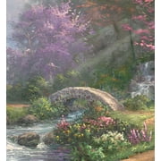 DIAMOND ART CLUB  Reflections of Faith Diamond Painting Kit, Fun DIY Crafts for Adults, Round Diamond Art Canvas by Thomas Kinkade, 13" x 14" 33 cm x 35.8 cm