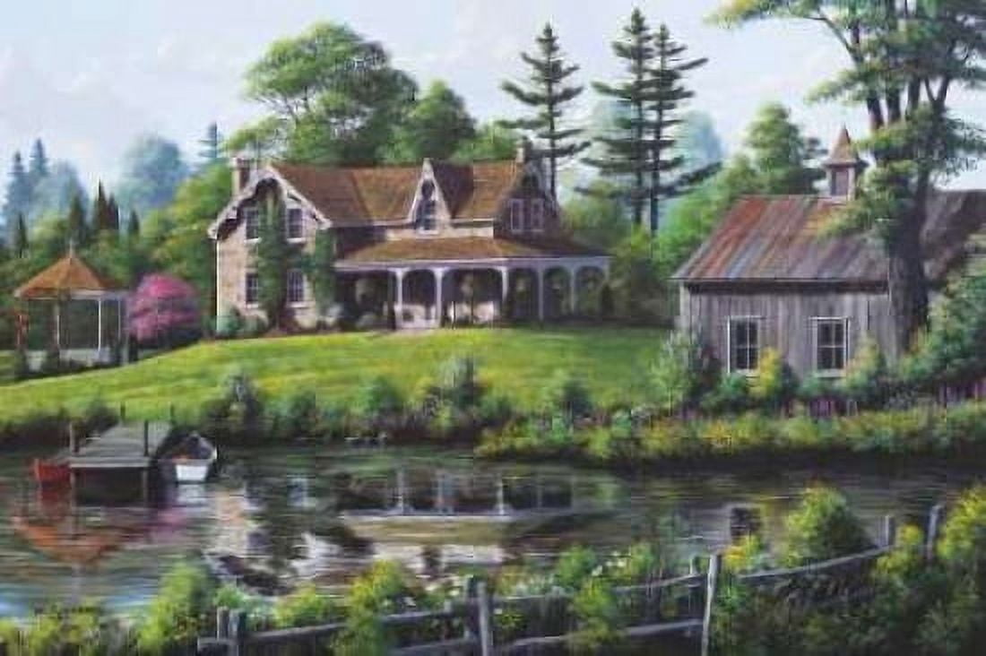 Reflections of Spring Canvas Art - Bill Saunders (24 x 36)